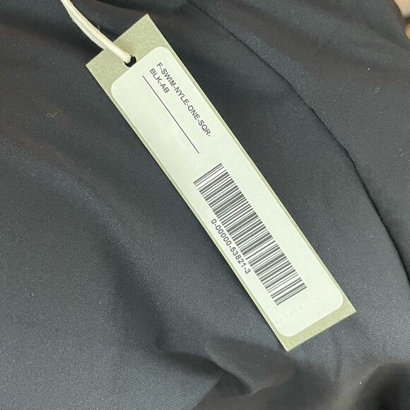 NWT Everlane The Square Neck One Piece Swimsuit XXL – Black, Minimalist Chic - Picture 7 of 8